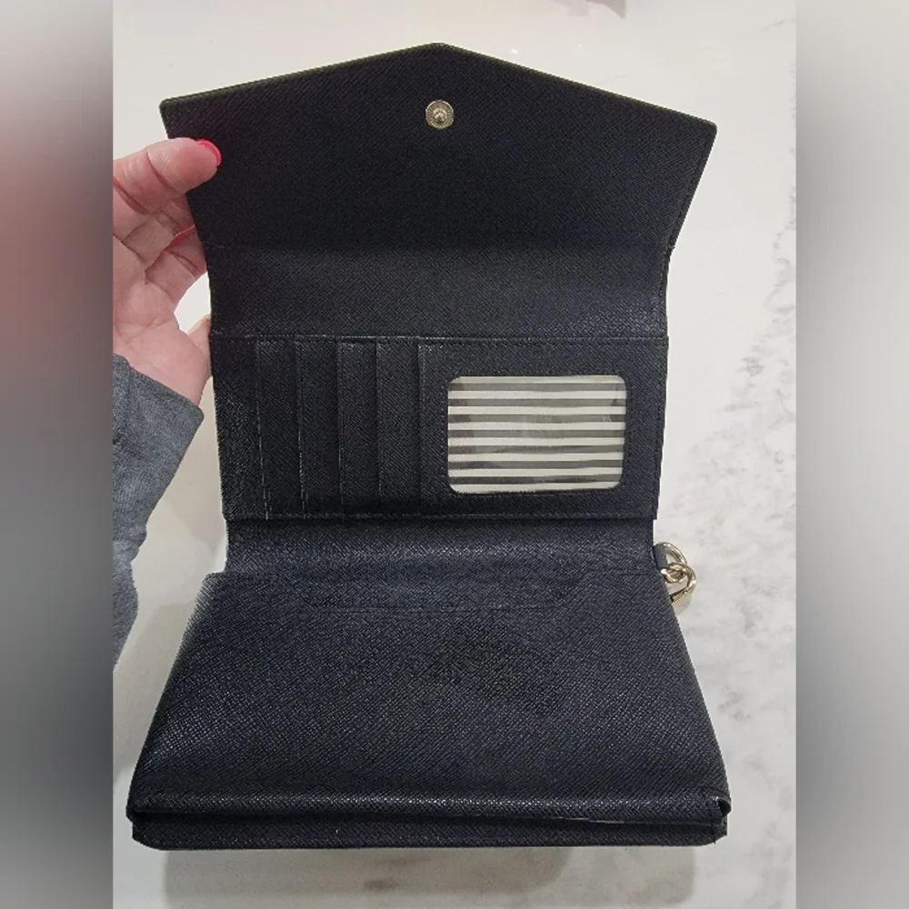 Kate Spade Black Wristlet Clutch
